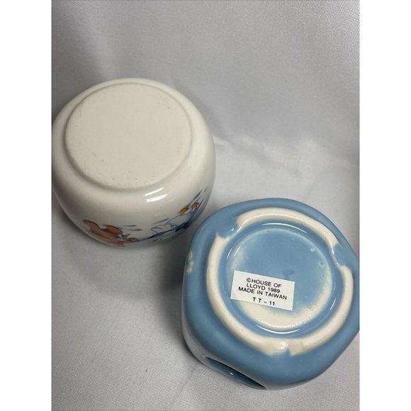 VINTAGE Holiday Goose Bearies Candle Warmer Teddy Bear Lloyd Original Wax - Picture 9 of 12